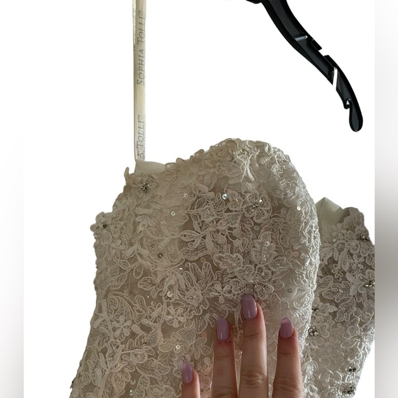 SOLD - Sophia Tolli “Prinia” Wedding Gown - Size 12 - Ret $2200 - Picture 11 of 16